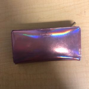 Kate spade holographic wallet